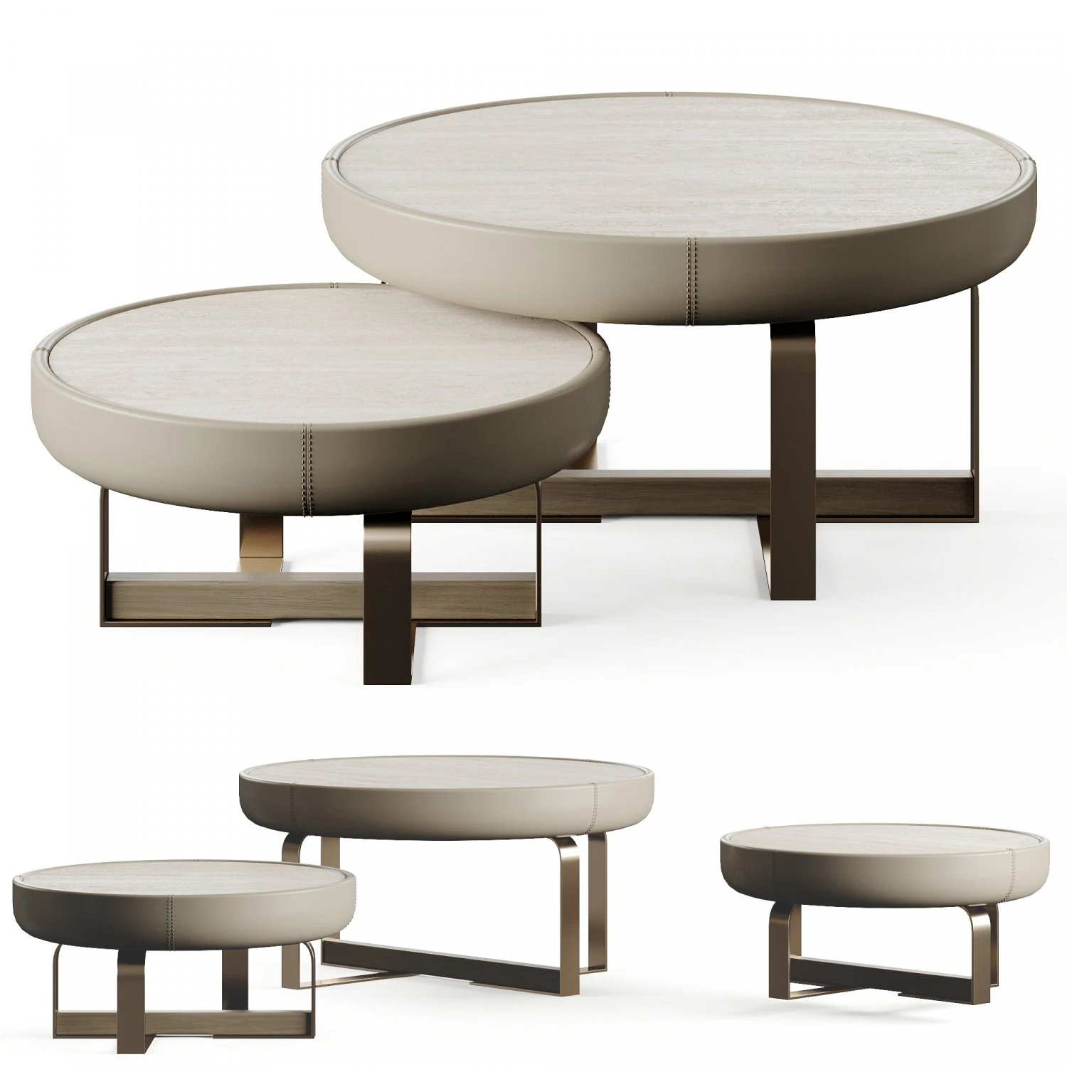 Frato BOGOTA Coffee Table Outdoors Collection 3D Model .c4d .max .obj .3ds .fbx .stl .blend 