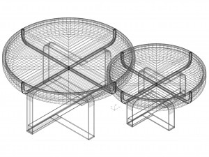Frato BOGOTA Coffee Table Outdoors Collection 3D 모델