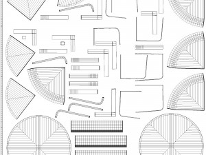 Frato BOGOTA Coffee Table Outdoors Collection 3D 모델