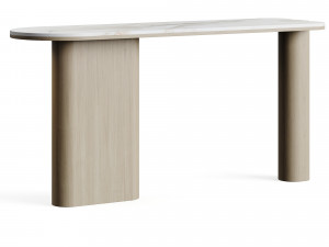 LuxLucia Casa ROSIE Circle Console Table 3D मॉडल
