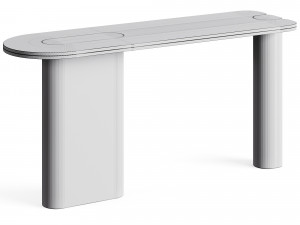LuxLucia Casa ROSIE Circle Console Table 3D मॉडल