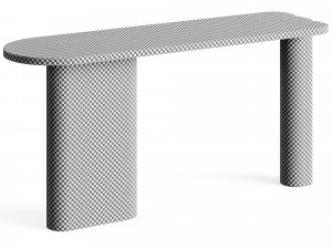 LuxLucia Casa ROSIE Circle Console Table 3D मॉडल