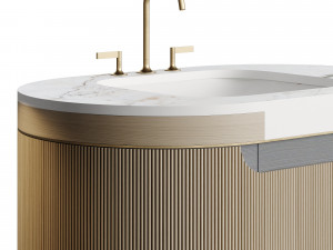 Frato CAPE TOWN Vanity Unit Modelo 3D