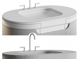 Frato CAPE TOWN Vanity Unit Modelo 3D