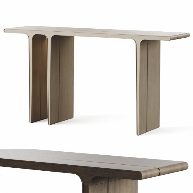 Paolo Castelli Selima Console Table 3D Модель .c4d .max .obj .3ds .fbx .stl .blend 