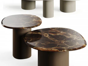 Carpanese Home Pebble Stone Table Rising-Kollektion 3D Modell