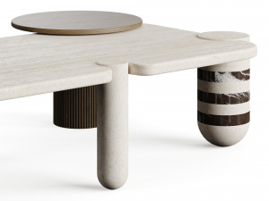 Mezzo Edith Center Table 3D Model
