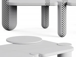 Mezzo Edith Center Table 3D Model