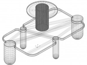 Mezzo Edith Center Table 3D Model