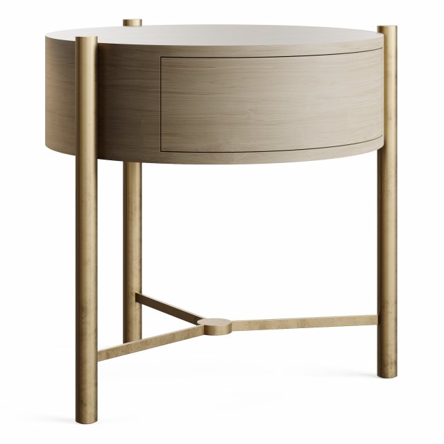 Ana Roque JOE Bedside Table 3D Model .c4d .max .obj .3ds .fbx .stl .blend 