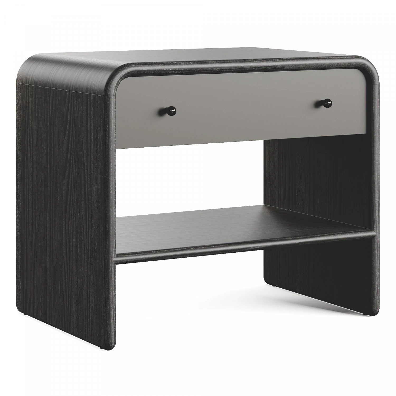Westelm Waterfall Nightstand 3D Model .c4d .max .obj .3ds .fbx .stl .blend 