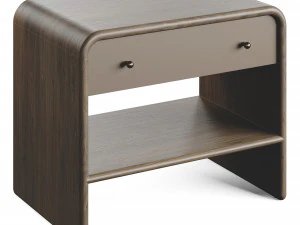 Westelm Waterfall Nightstand 3D Model