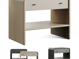Westelm Waterfall Nightstand 3D-Modell