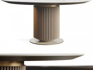 Ana Roque Table de salle &agrave; manger Noah Modèle 3D