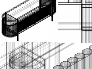 Frato Salerno Sideboard 3D Model