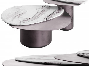 Natuzzi Italia Splash Coffee Table 3D 모델