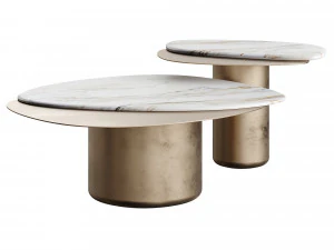Natuzzi Italia Splash Coffee Table 3D Model
