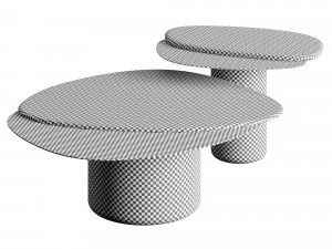 Natuzzi Italia Splash Coffee Table 3D Model