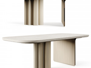 LuxLucia Casa OASIS V220DT2 Dining Table 3D Модель