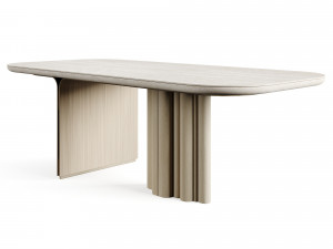 LuxLucia Casa OASIS V220DT2 Dining Table 3D Модель