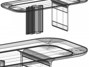 LuxLucia Casa OASIS V220DT2 Dining Table 3D Модель