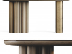 Oasis Oval Console by LuxLucia Casa 3D Model