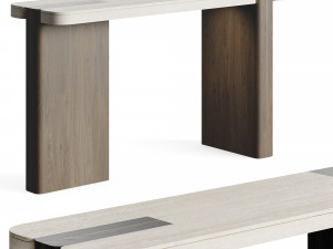 ROSIE TRAVERTINE Console LuxLucia Casa Modelo 3D