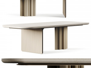 LuxLucia Casa OASIS V280DT1 Dining Table 3D Model