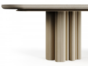 LuxLucia Casa OASIS V280DT1 Dining Table 3D Model