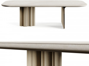 LuxLucia Casa OASIS V280DT1 Dining Table 3D Model