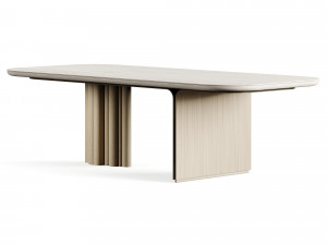 LuxLucia Casa OASIS V280DT1 Dining Table 3D Model