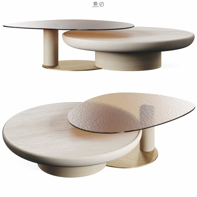 Oasis V3 Outdoor Table by Luxlucia Casa 3D Model .c4d .max .obj .3ds .fbx .stl .blend 