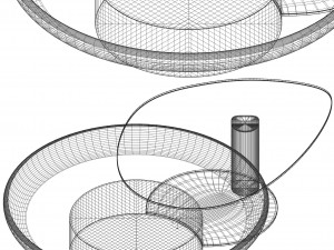 Oasis V3 Outdoor Table by Luxlucia Casa 3D Model