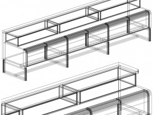 Frato ARLES TV UNIT Sideboard 3D Modell