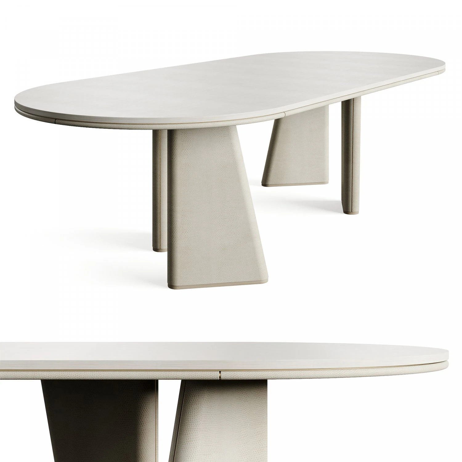 Frato TORTONA II Dining Table 3D Model .c4d .max .obj .3ds .fbx .stl .blend 