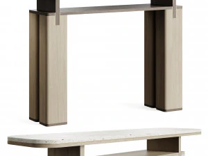 फ्रेटो कामाकुरा कंसोल टेबल 3D मॉडल