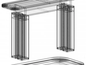 Frato KAMAKURA Console Table 3D Model