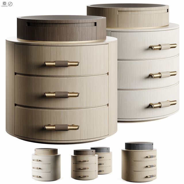 Frato TULSA Bedside 3D 모델 .c4d .max .obj .3ds .fbx .stl .blend 