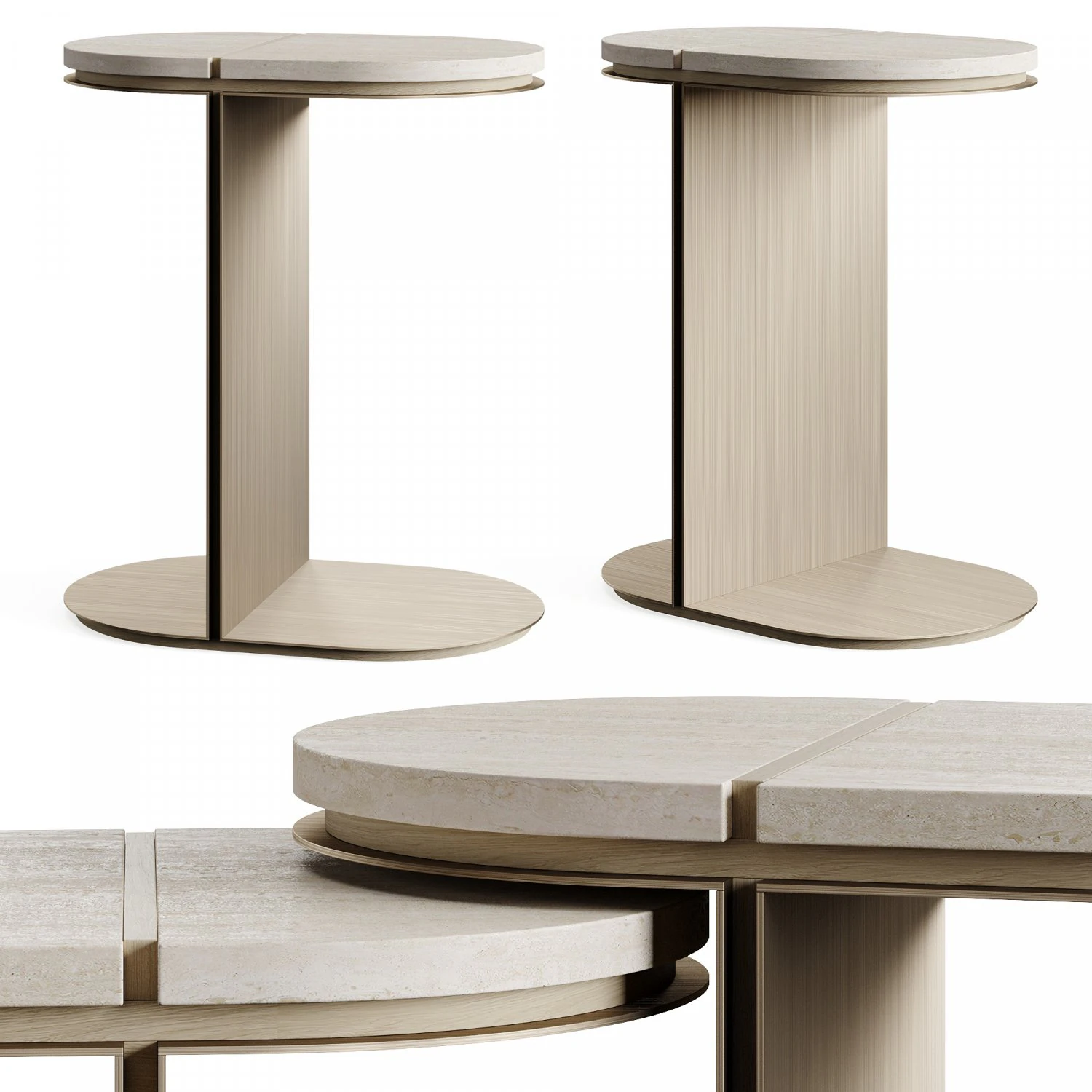 Frato SARASOTA Side Table 3D Model .c4d .max .obj .3ds .fbx .stl .blend 