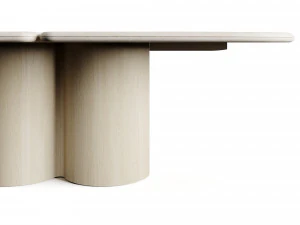 Carpanese Home LADYBUG TRAVERTINO Dining Table 3D Model