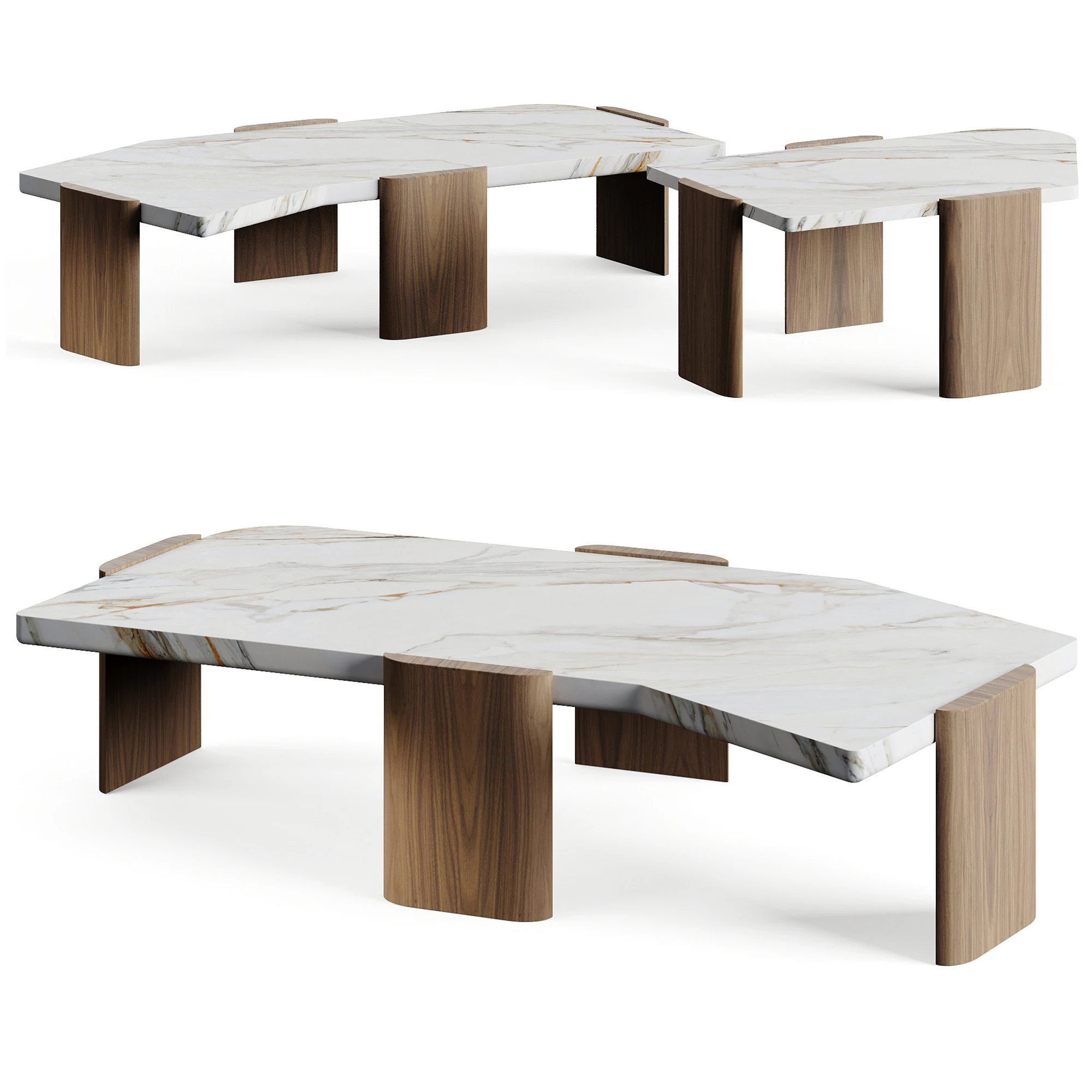 Ana Roque SCARLET Coffee Table 3D Model .c4d .max .obj .3ds .fbx .stl .blend 