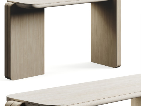ROSIE TRAVERTINO V2 LuxLucia Casa Console 3D Model