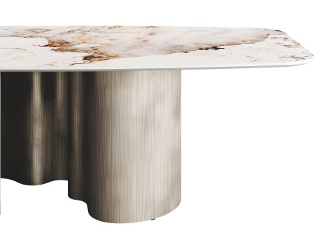 Cattelan Italia PAPEL CORCOVADO Low Dining Table 3D Модель