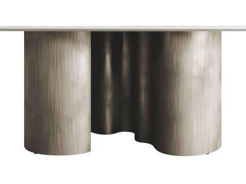 Cattelan Italia PAPEL CORCOVADO Low Dining Table 3D Модель