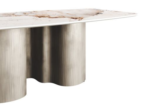 Cattelan Italia PAPEL CORCOVADO Low Dining Table 3D Модель