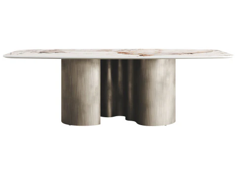 Cattelan Italia PAPEL CORCOVADO Low Dining Table 3D Model