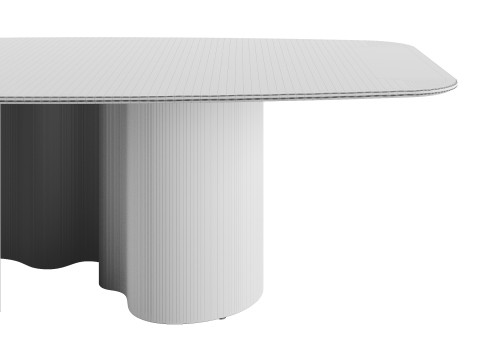 Cattelan Italia PAPEL CORCOVADO Low Dining Table 3D Модель