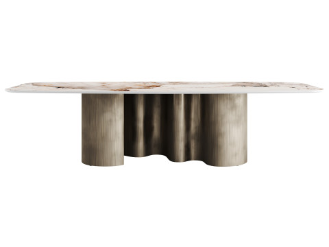 Cattelan PAPEL CORCOVADO Dining Table Modello 3D