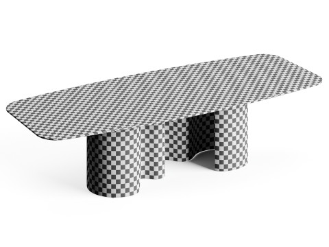 Cattelan PAPEL CORCOVADO Dining Table Modello 3D