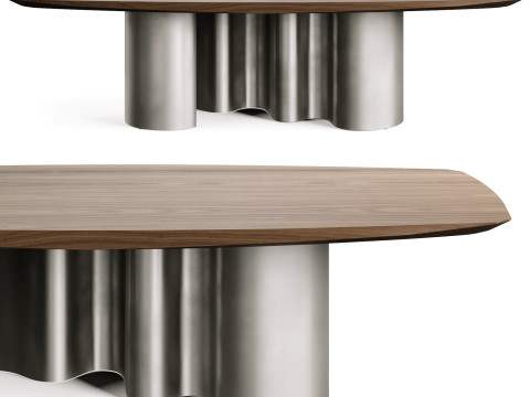 Cattelan PAPEL Masterwood Dining Table 3D Model